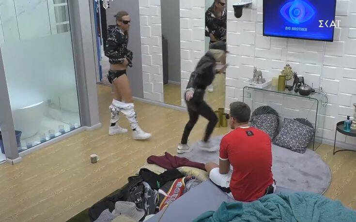 Big Brother: Ο Πυργίδης κυνηγούσε την Άννα Μαρία με… κατεβασμένο παντελόνι