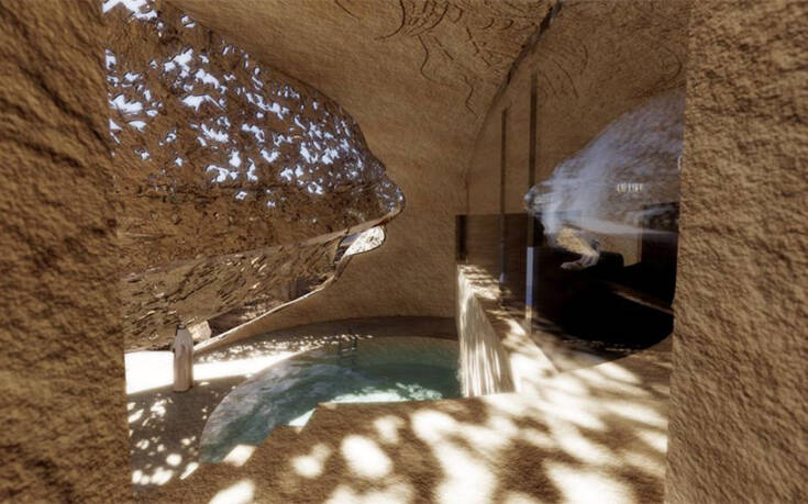 Το υπερπολυτελές υπόγειο ξενοδοχείο που βρίσκεται στα «σκαριά» στη Σαουδική Αραβία