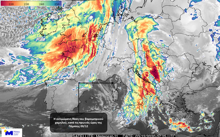 Καιρός: Μεταβολή με ισχυρές βροχές και θυελλώδεις ανέμους &#8211; Δείτε χάρτες