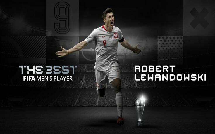 Ο Λεβαντόφσκι βραβεύτηκε ως ο καλύτερος παίκτης του 2020