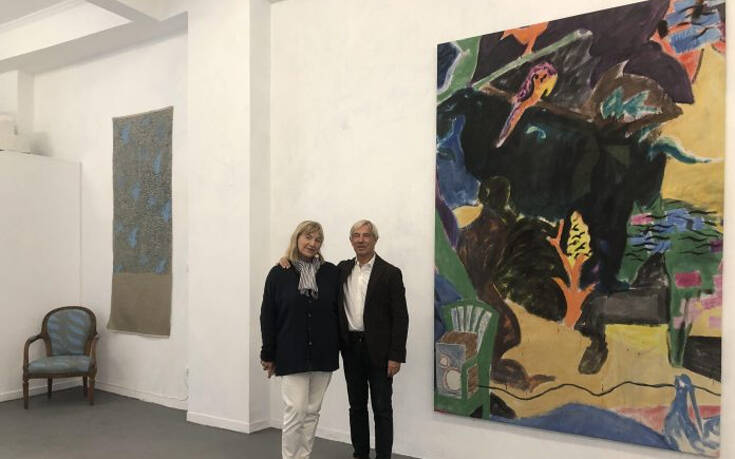 Ο Phil Goss στην Alibi Gallery στο Ψυρρή