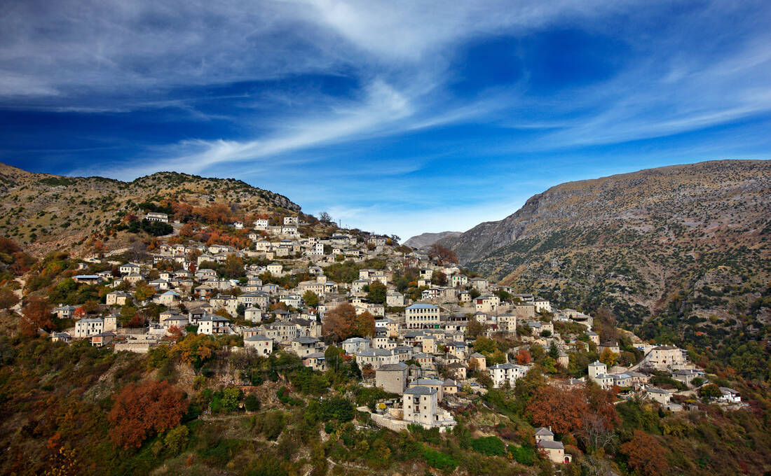 Ένα από τα ωραιότερα ορεινά ελληνικά χωριά βρίσκεται στα Τζουμέρκα