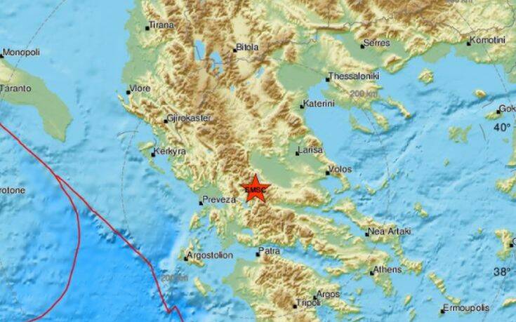 Σεισμός τώρα στην Ευρυτανία