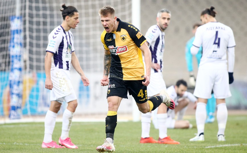 Έτοιμη για τους «8» του κυπέλλου η ΑΕΚ, 2-0 τον Απόλλωνα στο ΟΑΚΑ