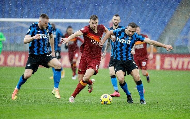 Serie A: Στο -3 η Ίντερ μετά το 2-2 με τη Ρόμα