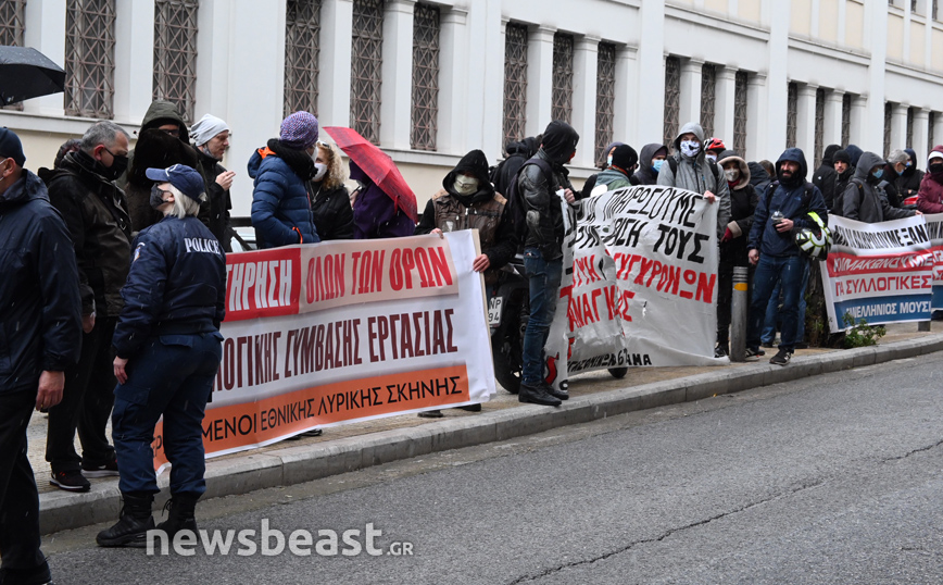 Συγκέντρωση σωματείων της Εθνικής Λυρικής Σκηνής για τις συλλογικές συμβάσεις εργασίας