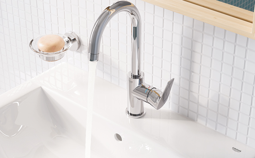 Η σειρά GROHE Bauline εξοικονομεί νερό και κάνει το μπάνιο μας πιο όμορφο με μικρότερο budget