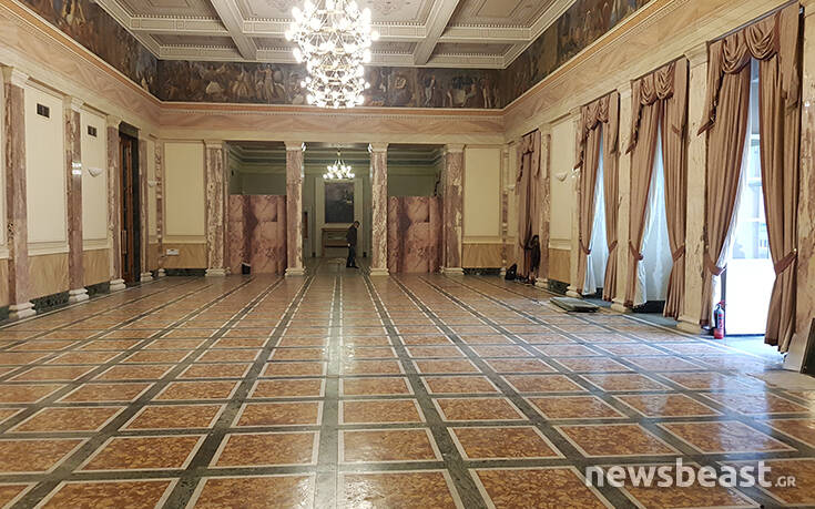 Νέα αίθουσα από το μηδέν δημιουργείται στη Βουλή των Ελλήνων
