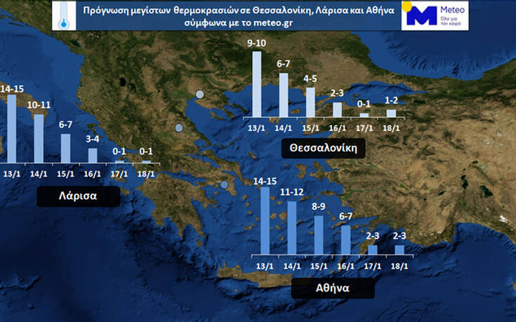 Κακοκαιρία «Λέανδρος»: Ξεκινάει από απόψε η ψυχρή εισβολή &#8211; Χιόνια από την Πέμπτη