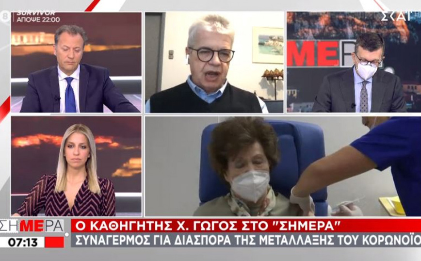 Γώγος: Οι μεταλλάξεις από Βραζιλία και Αφρική είναι πιο μεταδοτικές – Καλοκαίρι με μέτρα
