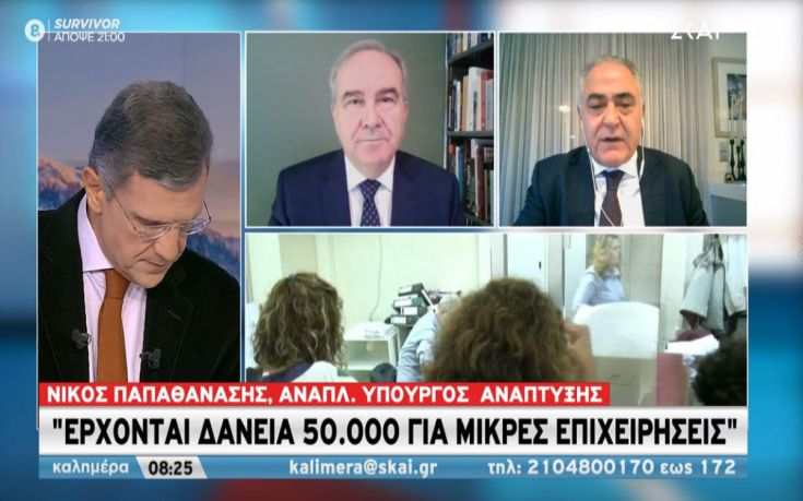 Παπαθανάσης: Δάνεια 30.000-50.000 ευρώ με 90% εγγύηση του Δημοσίου