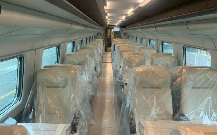 ΤΡΑΙΝΟΣΕ: Φτάνει στις 18 Ιανουαρίου στην Ελλάδα το «Λευκό Βέλος», το πρώτο από τα πέντε τρένα νέας γενιάς
