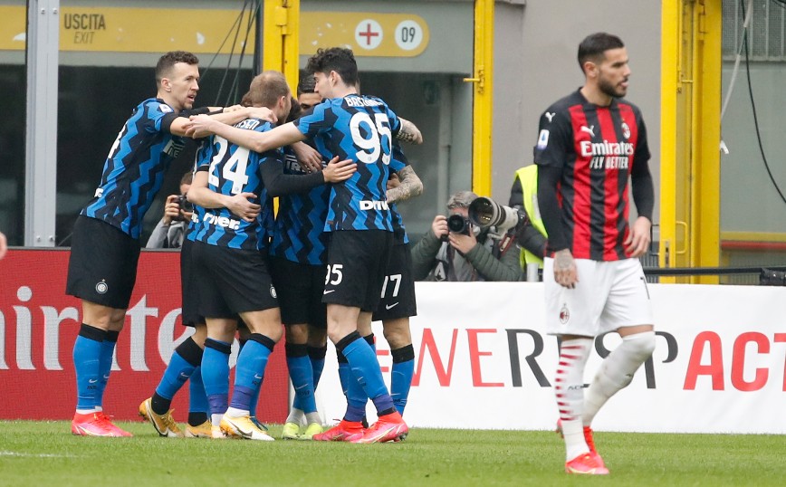 Serie A: Η Ιντερ έριξε 3άρα στη Μίλαν και πήγε στο +4