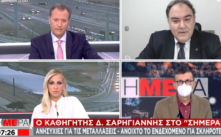 Σαρηγιάννης: Ανοιχτό το ενδεχόμενο 2.000 κρουσμάτων τη μέρα