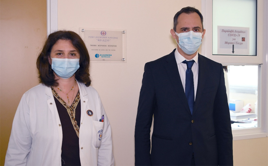 ΕΛΠΕ: Νέα δωρεά 5.000 αντιδραστηρίων στο «ΘΡΙΑΣΙΟ» Νοσοκομείο