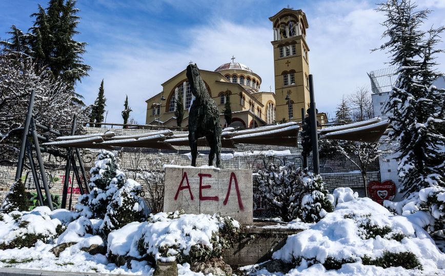 Κακοκαιρία Μήδεια: Κλειστά και σήμερα τα σχολεία στη Λάρισα