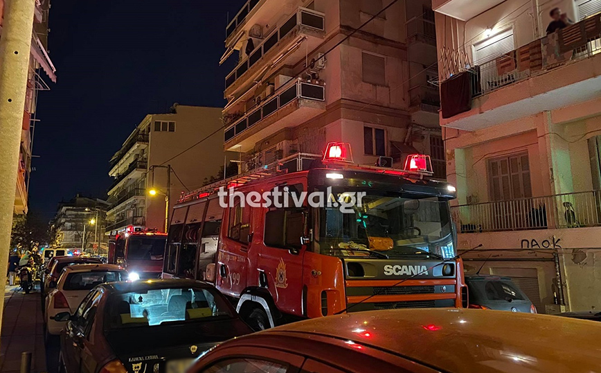 Φωτιά σε διαμέρισμα στην ανατολική Θεσσαλονίκη