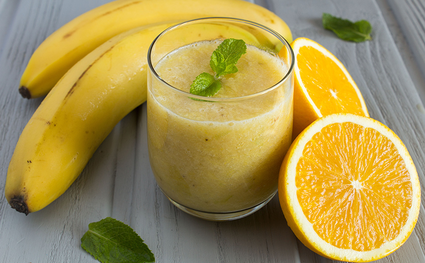 Smoothie πορτοκάλι – μπανάνα