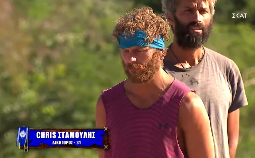 Survivor: «Πόλεμος» στη Μπλε Ομάδα &#8211; Chris Σταμούλης και Αλέξης Παππάς ανακοίνωσαν ότι δεν αγωνίζονται