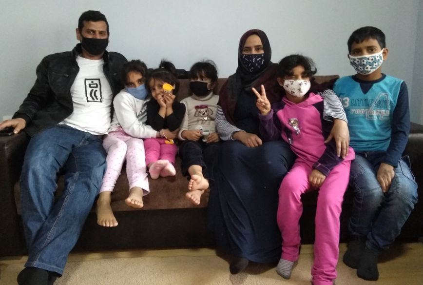 Οικογένεια Σύρων επανενώθηκε ύστερα από τρία χρόνια στη Θεσσαλονίκη