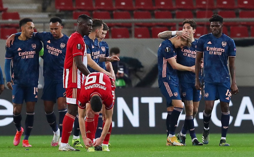 Ολυμπιακός – Αρσεναλ 1-3: Βαριά ήττα για τους ερυθρόλευκους στο Καραϊσκάκη