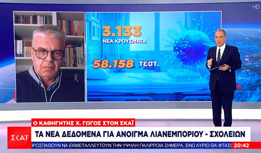 Γώγος: Ελπίζω σε μικρή άρση περιορισμών 5 Απριλίου