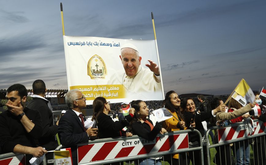 Ιράκ: Ολοκληρώθηκε η ιστορική επίσκεψη του Πάπα Φραγκίσκου
