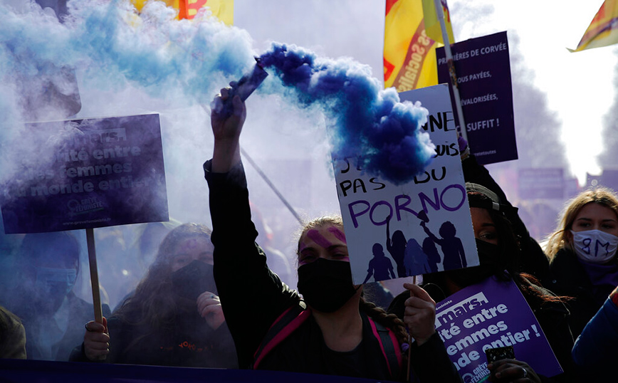 Παγκόσμια ημέρα της Γυναίκας: Μεγάλες διαδηλώσεις σε Γαλλία και Ισπανία