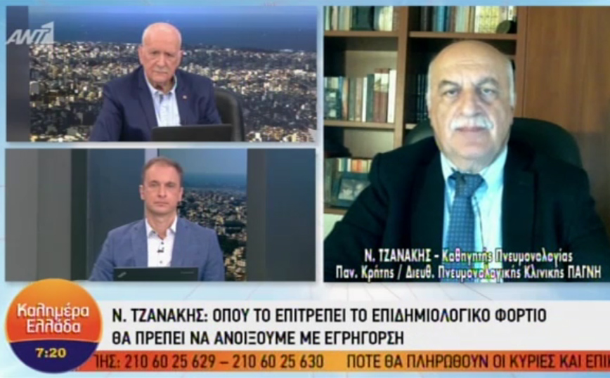 Κορονοϊός – Τζανάκης: Να ανοίξει πρώτα το λιανεμπόριο και μετά τα σχολεία