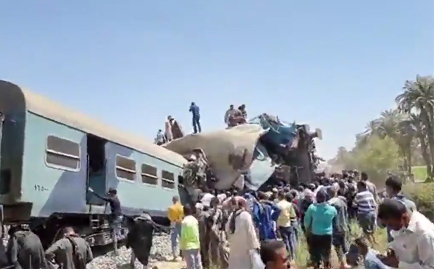 Πώς έγινε η σύγκρουση τρένων με 32 νεκρούς στην Αίγυπτο