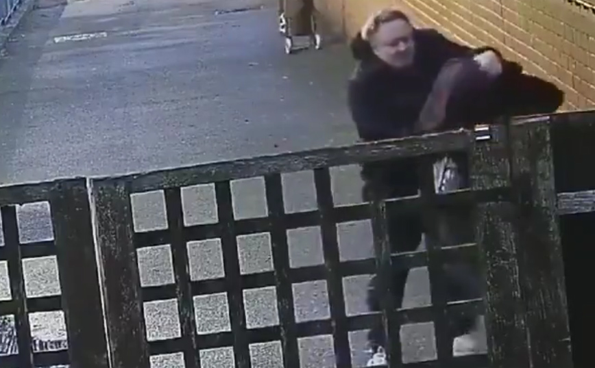 Σοκαριστικό βίντεο με την επίθεση σε έγκυο γυναίκα σε δρομάκι