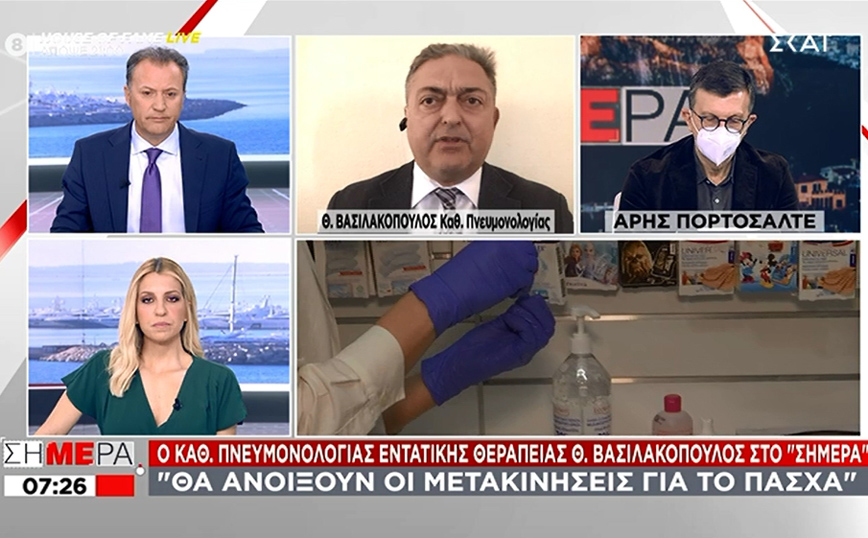 Βασιλακόπουλος για Πάσχα: Θα ανοίξουν οι μετακινήσεις από νομό σε νομό