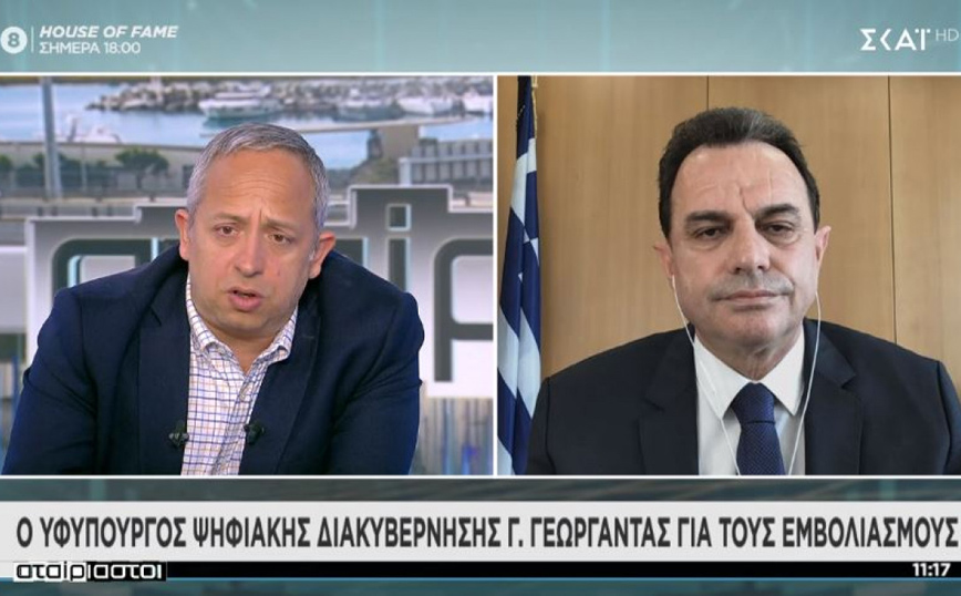 Γιώργος Γεωργαντάς: Μέχρι τέλος Απριλίου θα έχουν γίνει 2,5 εκατ. εμβολιασμοί