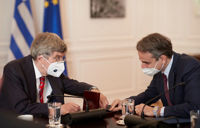 Στο Μαξίμου ο Πρόεδρος της Διεθνούς Ολυμπιακής Επιτροπής, Τόμας Μπαχ