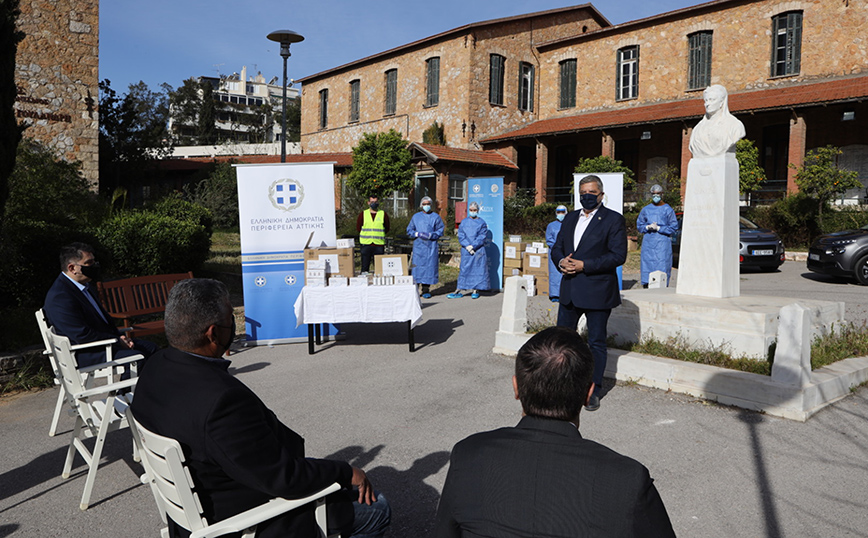 Rapid tests στο Γηροκομείο Αθηνών με πρωτοβουλία της Περιφέρειας Αττικής