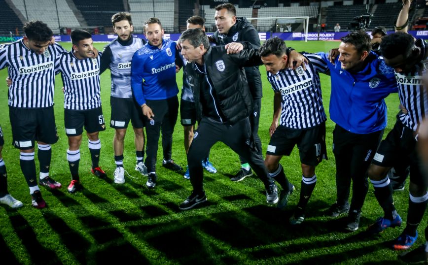 Τρελό γλέντι στα αποδυτήρια της Τούμπας μετά την πρόκριση του ΠΑΟΚ