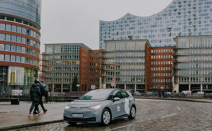 Η Volkswagen ξεκινά car sharing ηλεκτρικών αυτοκινήτων στο Αμβούργο