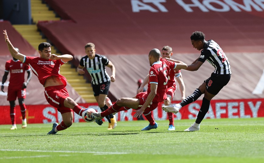 Premier League: Στο 95′ η Νιούκαστλ «πάγωσε» τη Λίβερπουλ και την αφήνει εκτός 4άδας