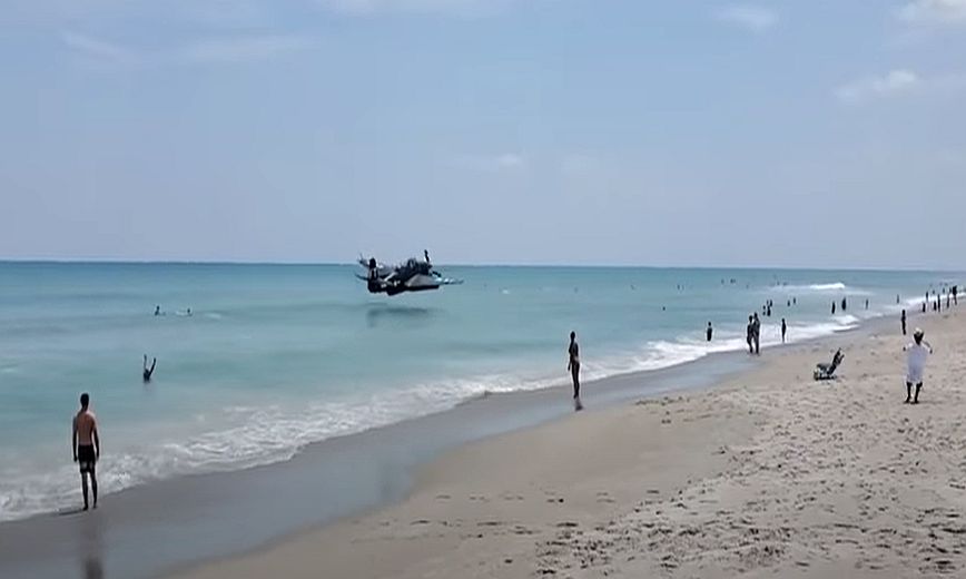Φλόριντα: Αεροσκάφος έπεσε στη θάλασσα, σε παραλία με λουόμενους