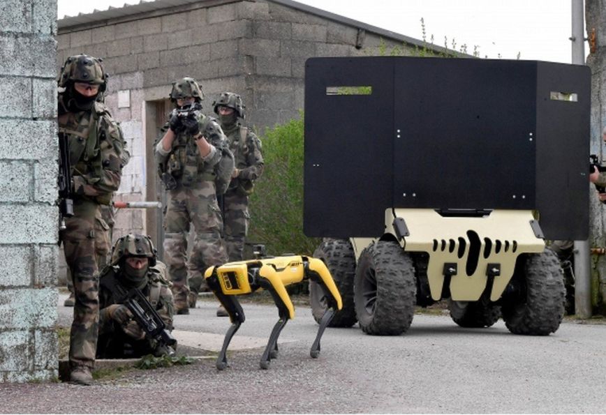 Εκπαίδευση με ρομπότ για τον γαλλικό στρατό