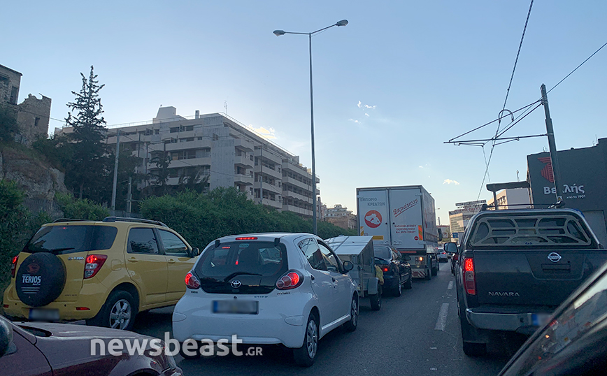 Μεγάλο μποτιλιάρισμα τώρα στον Πειραιά – Δείτε φωτογραφίες
