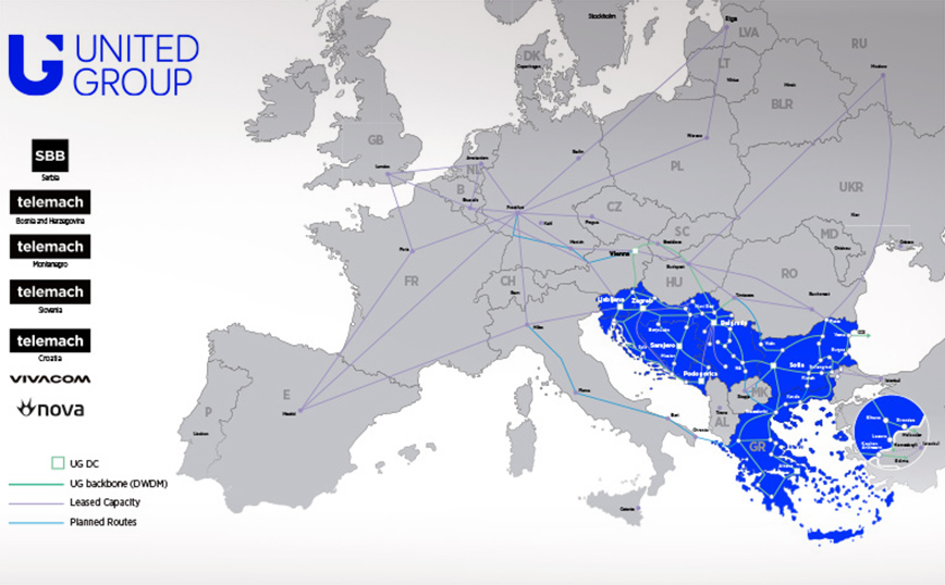 Η United Group παρουσιάζει τη νέα εταιρία τηλεπικοινωνιών χονδρικής