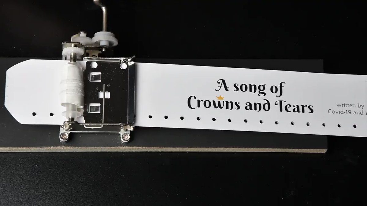 Το μουσικό κουτί που παίζει τη θλιβερή «μελωδία του κορονοϊού»