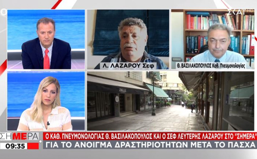 Βασιλακόπουλος: Κίνδυνος να εκτροχιαστεί η πανδημία αν δεν προσέξουμε το Πάσχα