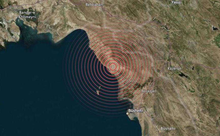 Ισχυρή σεισμική δόνηση στο νότιο Ιράν