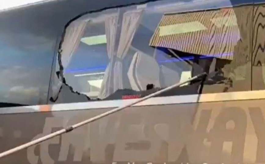 Έσπασαν παράθυρα του πούλμαν της Ρεάλ Μαδρίτης οι οπαδοί της Λίβερπουλ