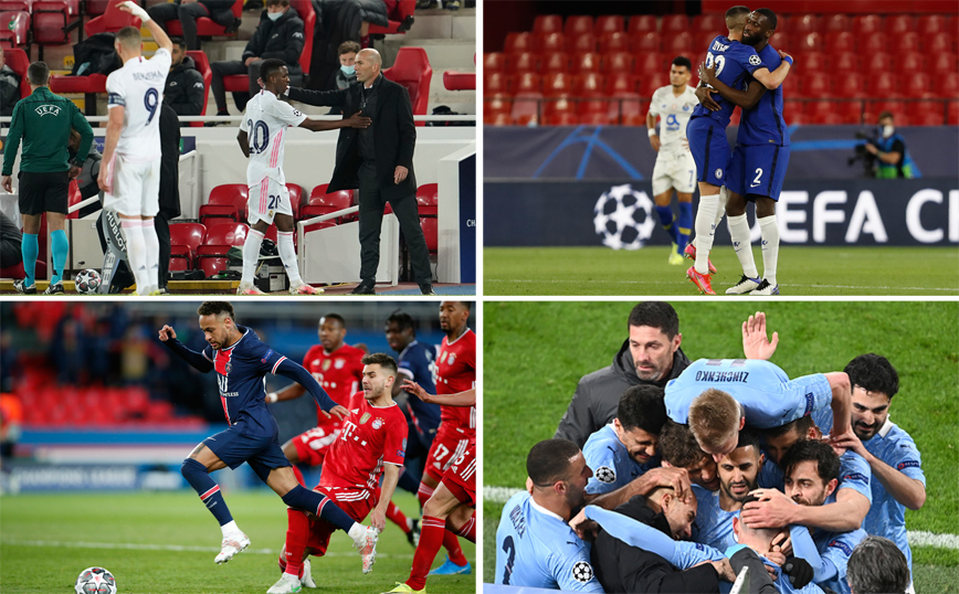 Champions League: «Μάχη» στη Μαδρίτη σήμερα και πρόωρος τελικός στο Παρίσι αύριο, για τους πρώτους ημιτελικούς