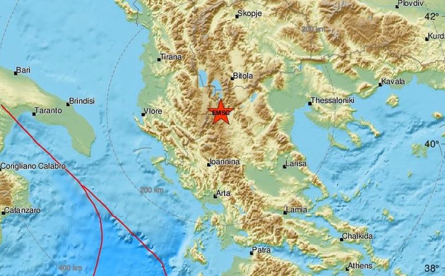 Ισχυρός σεισμός τώρα στην Καστοριά