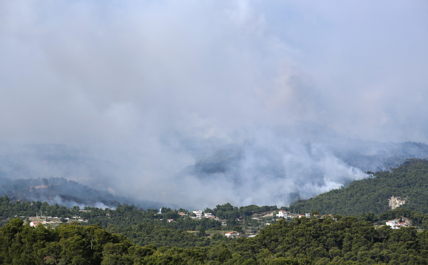 Μαίνεται η φωτιά που ξεκίνησε στον Σχίνο: Εκκενώνονται περιοχές από το Αλεποχώρι μέχρι τα Μέγαρα