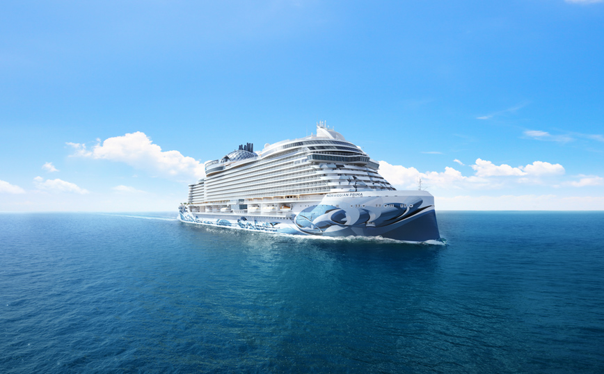 Η Norwegian Cruise Line παρουσίασε το πολυαναμενόμενο Norwegian Prima